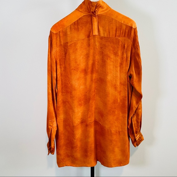 H&M Studio A/W 2015 Exclusive Line Peek A Boo Long Sleeve Top Size 8 - Picture 8 of 8